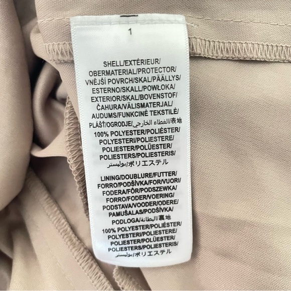 New! Aidan Mattox Taupe Sequin Halter V-neck Mini Dress Size 2 - 26760 - Picture 13 of 15